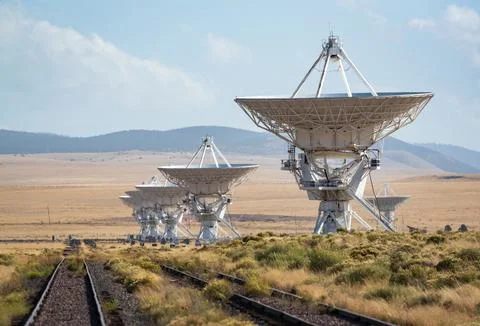 The Very Large Array Radio Astronomy Observatory Stock Photos