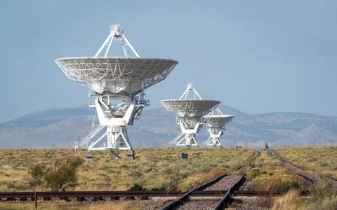 The Very Large Array Radio Astronomy Observatory Stock Photos