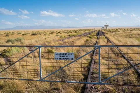The Very Large Array Radio Astronomy Observatory 写真素材