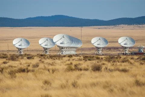 The Very Large Array Radio Astronomy Observatory Stock Photos