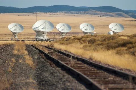 The Very Large Array Radio Astronomy Observatory 写真素材