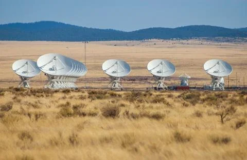 The Very Large Array Radio Astronomy Observatory Stock Photos