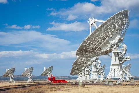 The Very Large Array Radio Astronomy Observatory Stock Photos