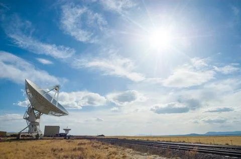 The Very Large Array Radio Astronomy Observatory Stock Photos