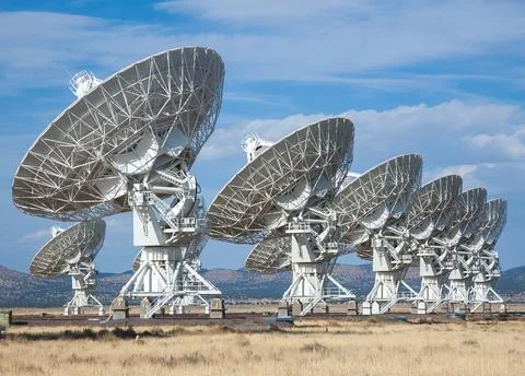 The Very Large Array Radio Astronomy Observatory 写真素材