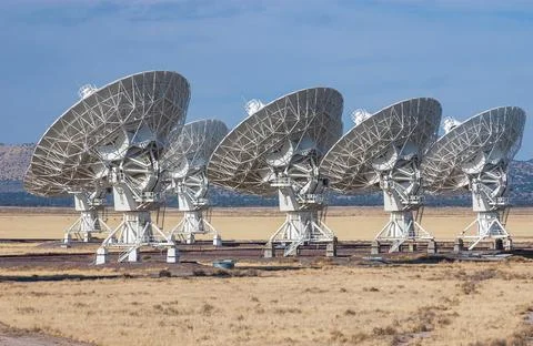 The Very Large Array Radio Astronomy Observatory Stock Photos