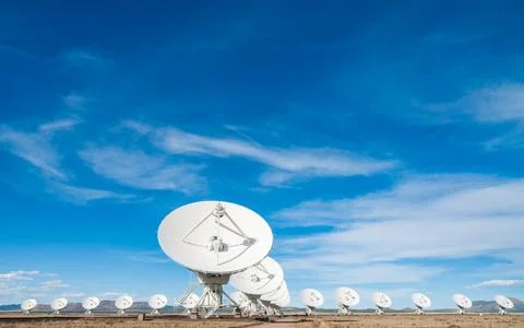 The Very Large Array Radio Astronomy Observatory Stock Photos