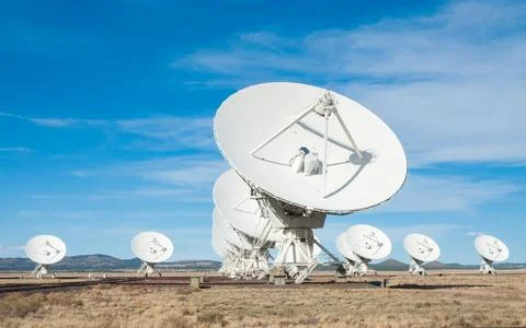 The Very Large Array Radio Astronomy Observatory 写真素材