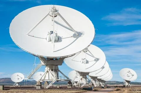 The Very Large Array Radio Astronomy Observatory Stock Photos