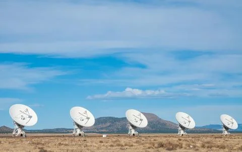 The Very Large Array Radio Astronomy Observatory Stock Photos