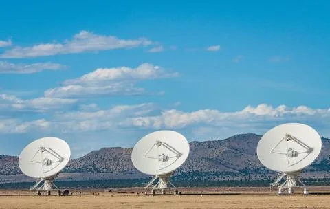 The Very Large Array Radio Astronomy Observatory Stock Photos