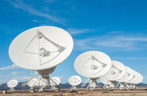 The Very Large Array Radio Astronomy Observatory 写真素材