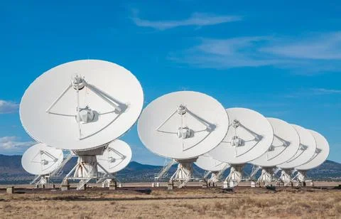 The Very Large Array Radio Astronomy Observatory 写真素材