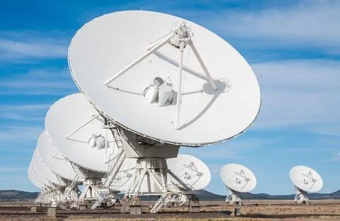 The Very Large Array Radio Astronomy Observatory Stock Photos