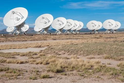 The Very Large Array Radio Astronomy Observatory Stock Photos