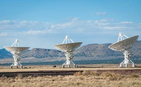 The Very Large Array Radio Astronomy Observatory Stock Photos