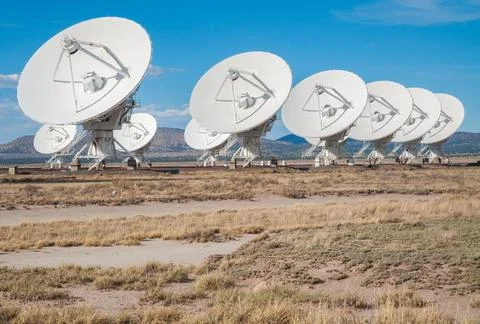 The Very Large Array Radio Astronomy Observatory Stock Photos