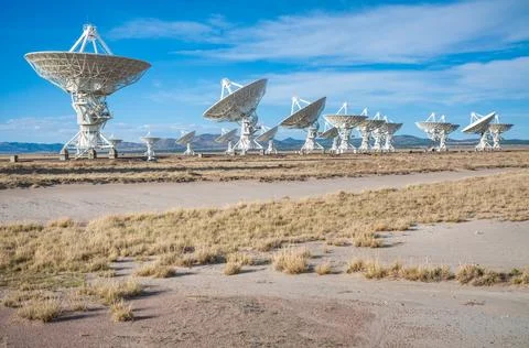 The Very Large Array Radio Astronomy Observatory Stock Photos