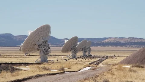 Very Large Array Railway Views Video stock 1080621