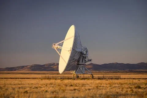 Very Large Array satellite dish in New Mexico Foto stock