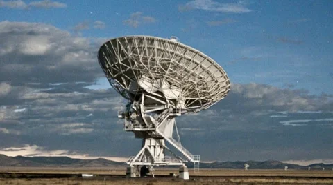 Very Large Array - Time Lapse Stock Footage 8554219