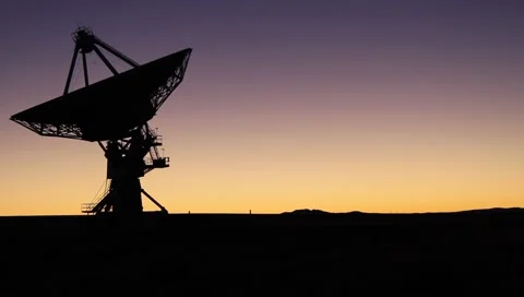 Very Large Array VLA Dolly Stock Footage 1079784