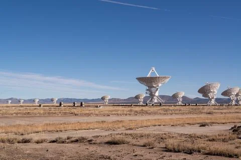 The Very Large Array (VLA) in New Mexico Stock Photos