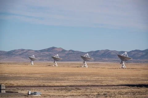 The Very Large Array (VLA) in New Mexico Stock Photos