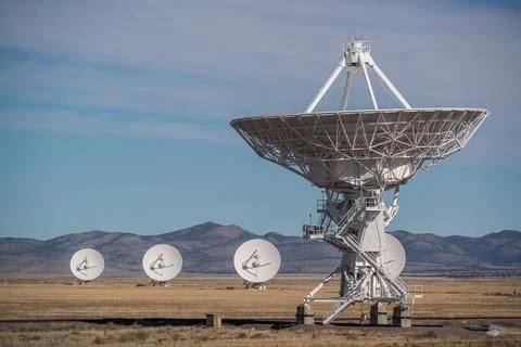The Very Large Array (VLA) in New Mexico Stock Photos