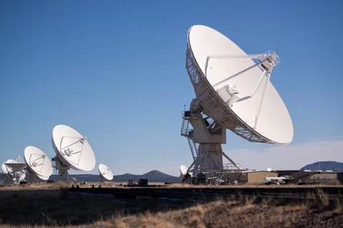 The Very Large Array (VLA) in New Mexico Stock Photos