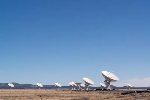 The Very Large Array (VLA) in New Mexico Stock Photos