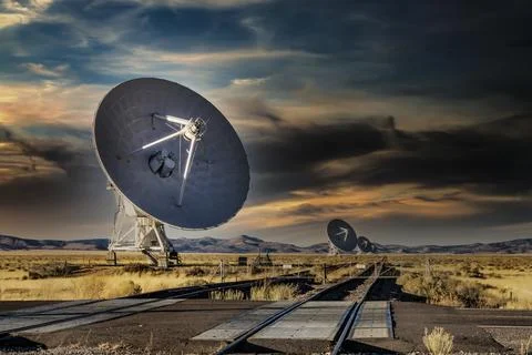 Very Large Array (VLA) New Mexico 写真素材