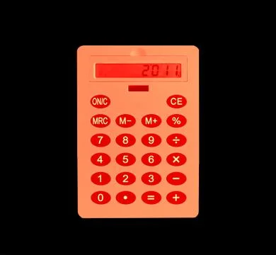 Very large calculator Stock Photos