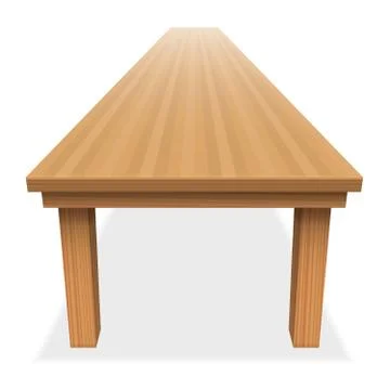 Very Large Empty Table Long Festive Illustrazione stock