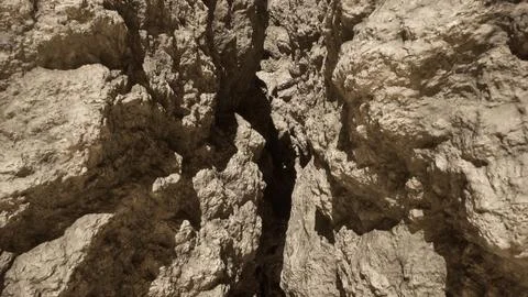 A very large rock formation with some rocks sticking out of it 스톡 일러스트