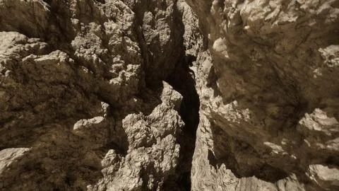A very large rock formation with some rocks sticking out of it 스톡 일러스트