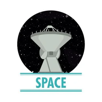 Very large telescope Stock Illustration