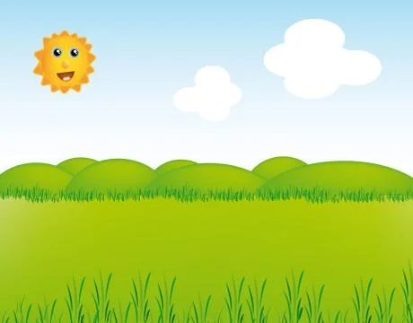 Very nice landscape Stock Illustration
