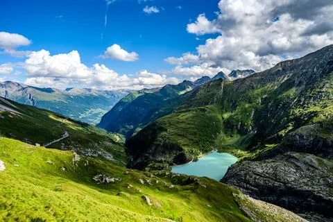A very nice view from the Groglockner Stock Photos