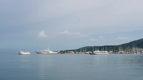 Very nice view of la spezia Stock Footage 97918448