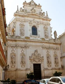 Very nice view of lecce Stock Photos