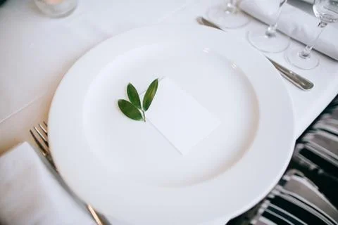 A very nicely decorated wedding table set. Stock Photos