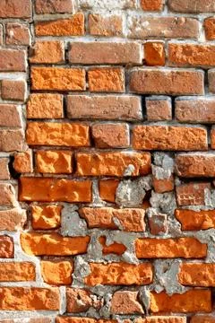 Very old brick wall Stock Photos