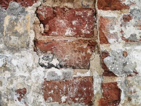 Very old brick wall texture, Grunge Background Stock Photos