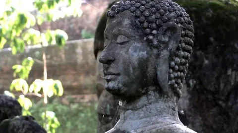 Very old Buddha Stock Footage 69203341
