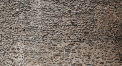 Very old castle wall Stock Photos