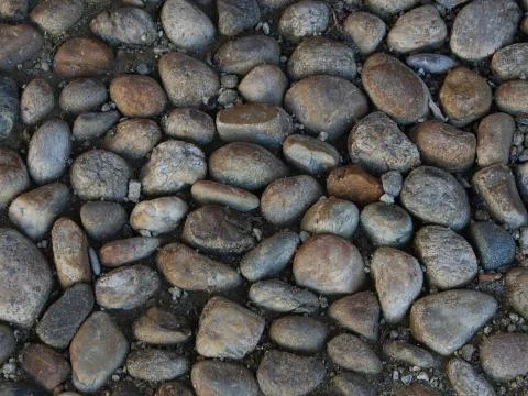 Very old cobblestone Stock Photos