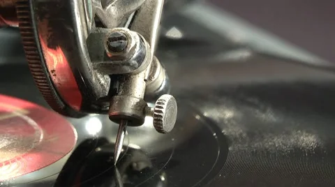 Very old gramophone. Stock Footage 9150554