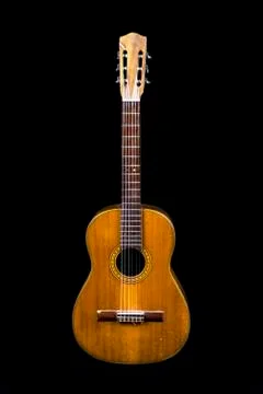 Very old guitar Foto stock