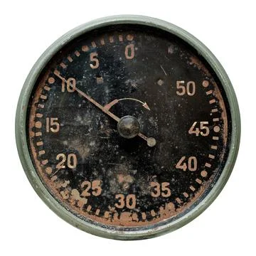 Very old mechanical timer Stock Photos